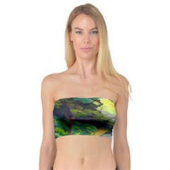 Landscape Illustration Nature Painting Bandeau Top by Wegoenart