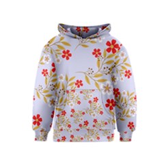 Illustration Pattern Flower Floral Kids  Pullover Hoodie by Wegoenart