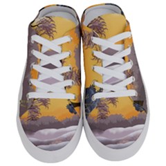 Illustration Background Landscape Half Slippers by Wegoenart