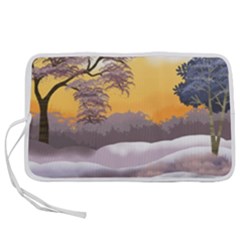 Illustration Background Landscape Pen Storage Case (s) by Wegoenart