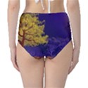 Landscape Illustration Night Light Classic High-Waist Bikini Bottoms View2