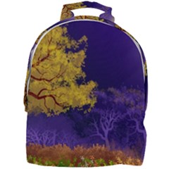 Landscape Illustration Night Light Mini Full Print Backpack by Wegoenart