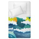 Dolphin Seagull Sea Ocean Wave Blue Water Duvet Cover (Single Size) View1