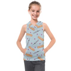 Medicine Items Kids  Sleeveless Hoodie by SychEva