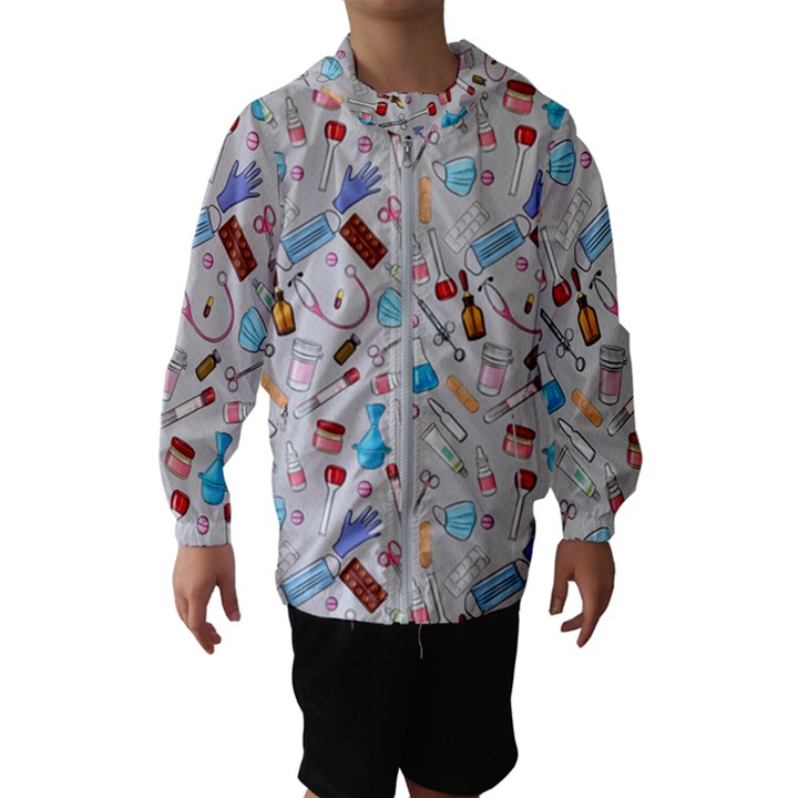 Medical Devices Kids  Hooded Windbreaker