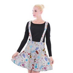 Medical Devices Suspender Skater Skirt by SychEva