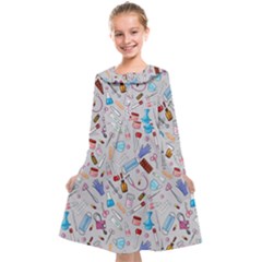 Medical Devices Kids  Midi Sailor Dress by SychEva