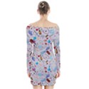 Medical Devices Long Sleeve Off Shoulder Dress View2