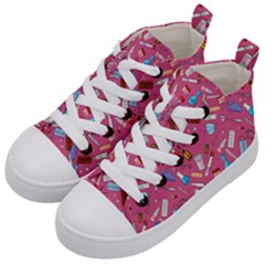 Medical Devices Kids  Mid-top Canvas Sneakers by SychEva