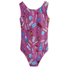 Medical Devices Kids  Cut-out Back One Piece Swimsuit by SychEva