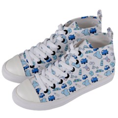 Baby Things For Toddlers Women s Mid-top Canvas Sneakers by SychEva