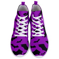 Bats Purple Black Men s Lightweight High Top Sneakers by GothicPunkNZ