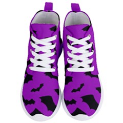 Bats Purple Black Women s Lightweight High Top Sneakers by GothicPunkNZ