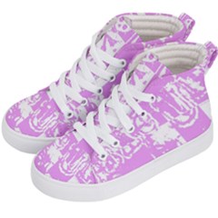 Purple Graffiti Skull Kids  Hi-top Skate Sneakers by GothicPunkNZ