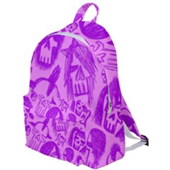 Purple Skull Sketches The Plain Backpack by GothicPunkNZ