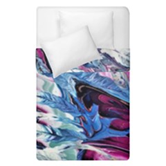 Feathers Duvet Cover Double Side (single Size) by kaleidomarblingart