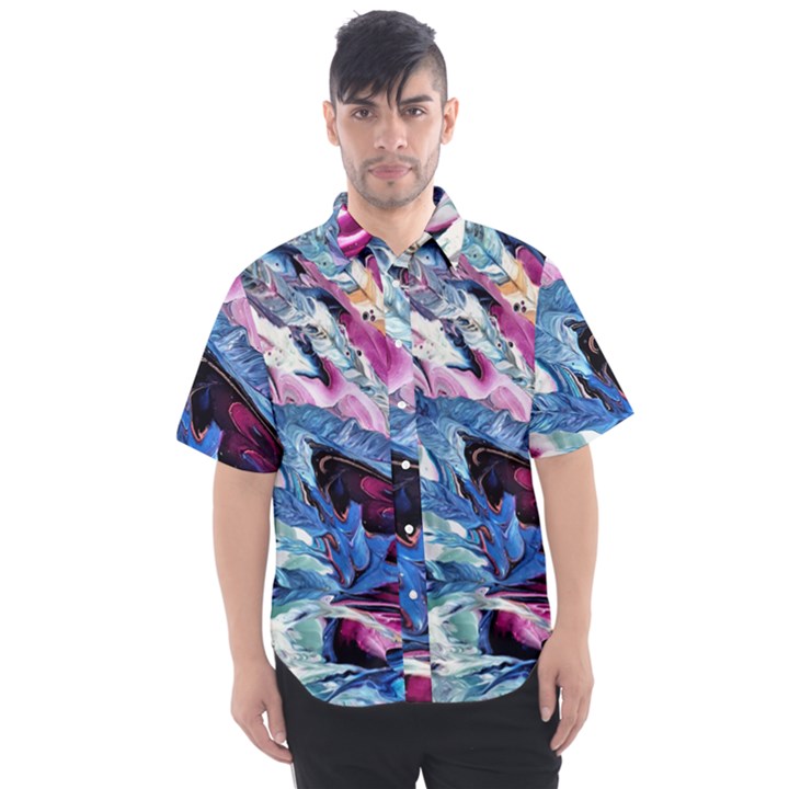 Feathers Men s Short Sleeve Shirt