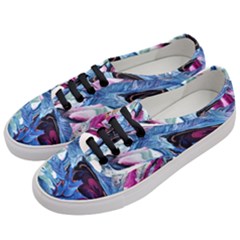 Feathers Women s Classic Low Top Sneakers by kaleidomarblingart