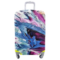 Feathers Luggage Cover (medium) by kaleidomarblingart