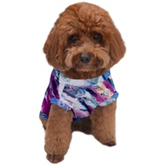 Feathers Dog T-shirt by kaleidomarblingart