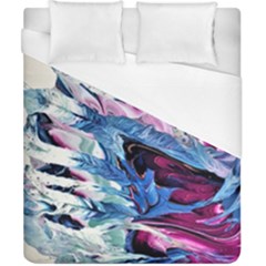 Feathers Duvet Cover (california King Size) by kaleidomarblingart