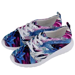 Feathers Women s Lightweight Sports Shoes by kaleidomarblingart