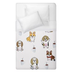 Hot Chocolate Puppies Hot Cocoa Duvet Cover (single Size) by Wegoenart