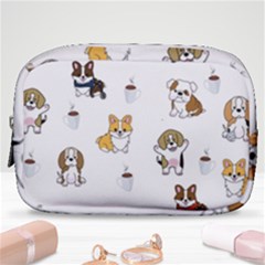 Hot Chocolate Puppies Hot Cocoa Make Up Pouch (small) by Wegoenart