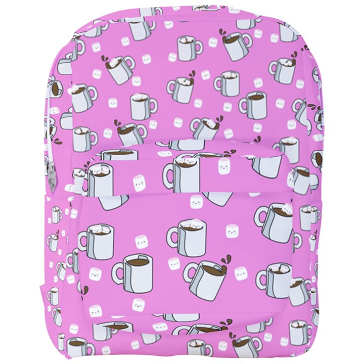 Coffee Chocolate Milk Drink Hot Full Print Backpack