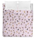 Puppies Dog Pattern Drawing Duvet Cover Double Side (Queen Size) View2