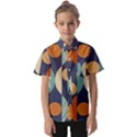 Mid Century Vintage Retro Geometric Kids  Short Sleeve Shirt View1