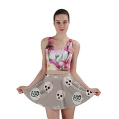 Halloween Decoration Drawing Design Mini Skirt by Wegoenart