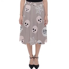 Halloween Decoration Drawing Design Classic Midi Skirt by Wegoenart