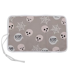 Halloween Decoration Drawing Design Pen Storage Case (l) by Wegoenart