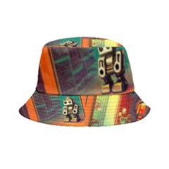 Illustration Robot Cute Sweet Futuristic Inside Out Bucket Hat by Wegoenart