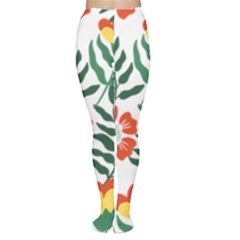 Painting Flower Leaves Forest Tights by Wegoenart