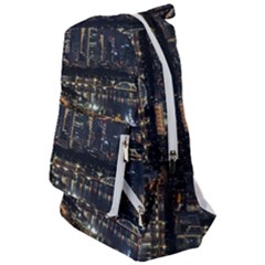 Seoul Building City Night View Travelers  Backpack by Wegoenart