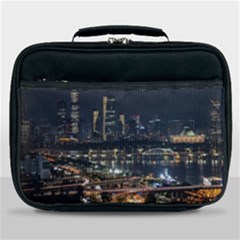 Seoul Building City Night View Lunch Bag by Wegoenart