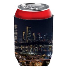 Seoul Building City Night View Can Holder by Wegoenart