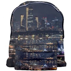 Seoul Building City Night View Giant Full Print Backpack by Wegoenart