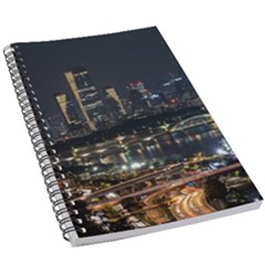 Seoul Building City Night View 5 5  X 8 5  Notebook by Wegoenart