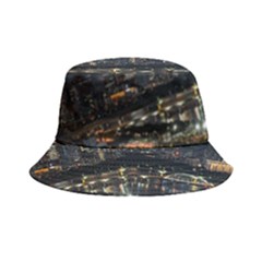 Seoul Building City Night View Bucket Hat by Wegoenart