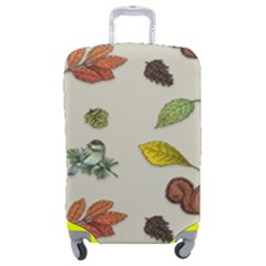 Autumn Fall Animals Nature Season Luggage Cover (medium) by Wegoenart