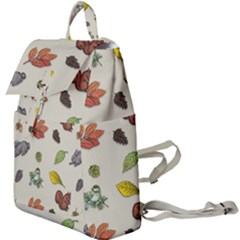 Autumn Fall Animals Nature Season Buckle Everyday Backpack by Wegoenart