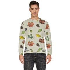 Autumn Fall Animals Nature Season Men s Fleece Sweatshirt by Wegoenart