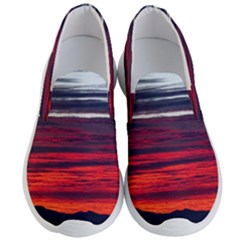 Morning Glow Dawn Sky Clouds Men s Lightweight Slip Ons by Wegoenart