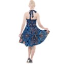 Lapislazuli arabesque  Halter Party Swing Dress  View2