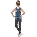 Lapislazuli arabesque  Kids  Sleeveless Hoodie View2