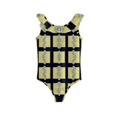 Stay Cool With Bloom In Decorative Kids  Frill Swimsuit by pepitasart