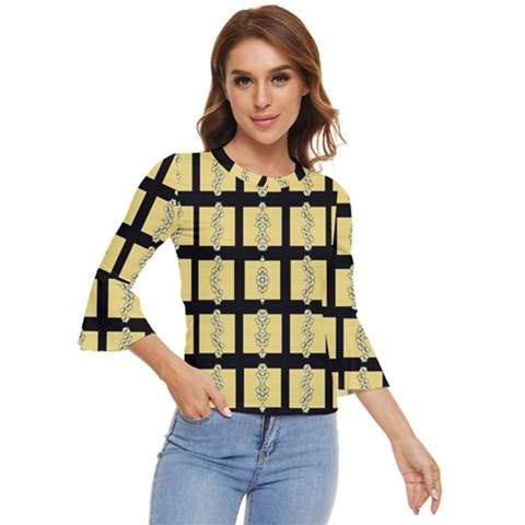 Stay Cool With Bloom In Decorative Bell Sleeve Top by pepitasart